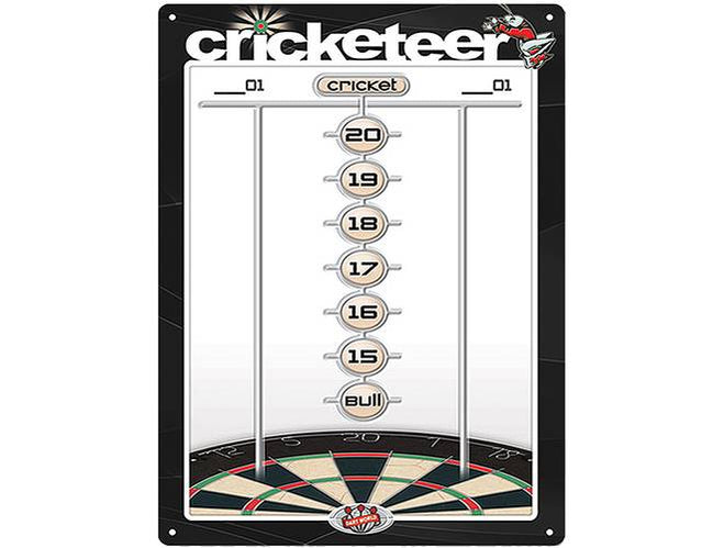 Dart World Cricketeer Dry Erase Scoreboard Darts