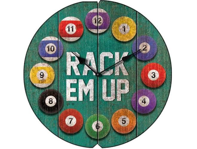 Imperial USA Vintage Rack Em Up Clock